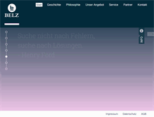Tablet Screenshot of hbelz.de